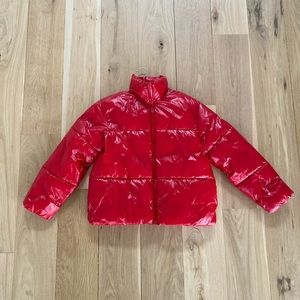 Red Puffer Jacket Women